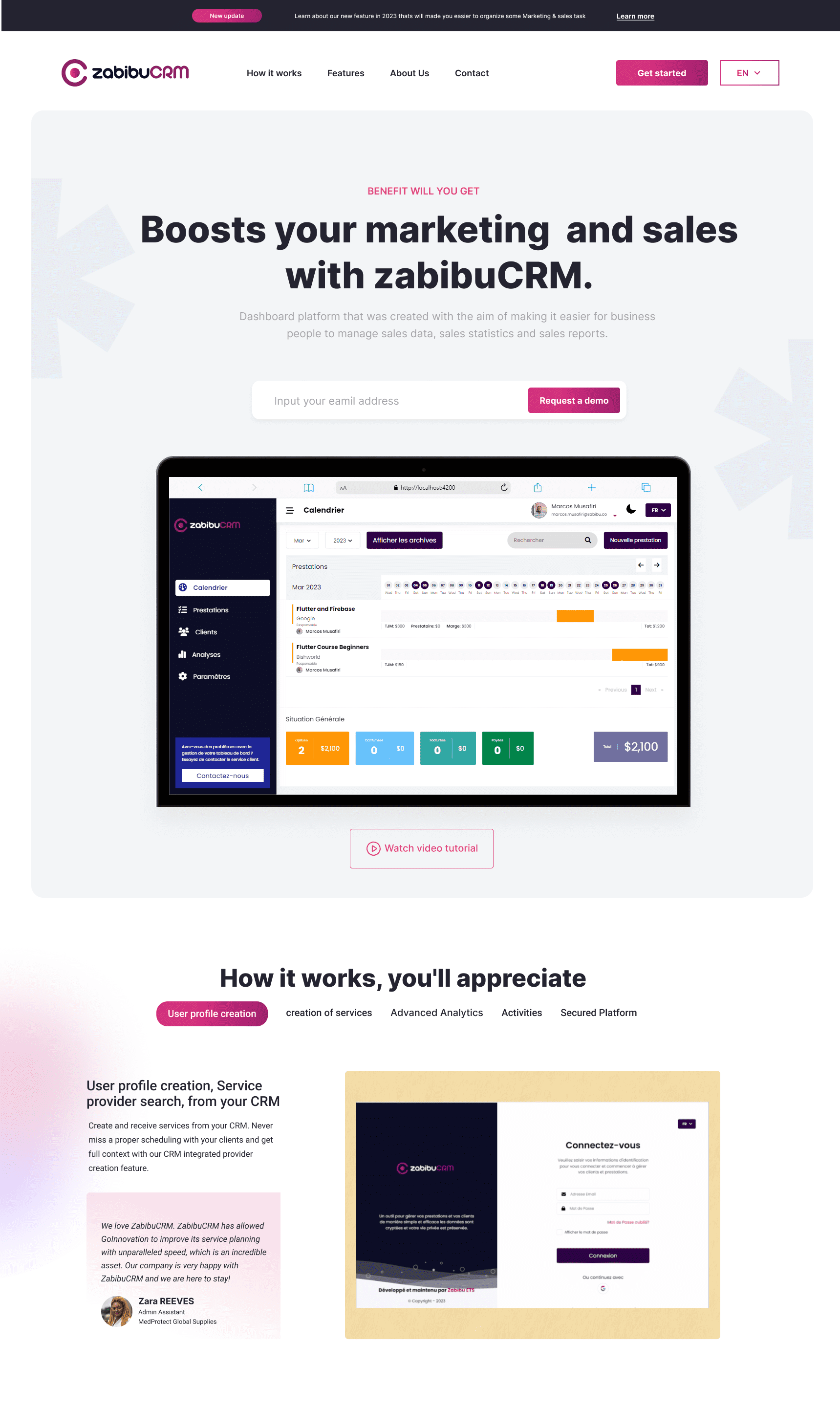 CRM Web-App